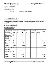 Giáo án Ngữ văn Lớp 8 - Tiết 130 Kiểm tra Tiếng Việt - Năm học 2016-2017